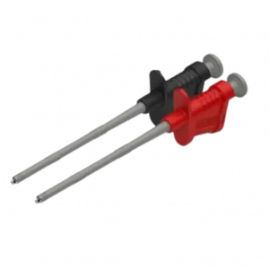 Set 2 clamps hook red/black