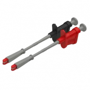 Set 2 clamps jaws red/black