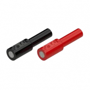 Set 2 magnet adapter 4mm red/black