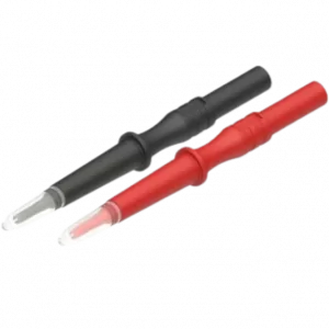 Set 2 spring tips 4mm (red/black)