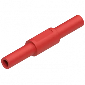 Short circuit adapter / coupler red 2x4mm